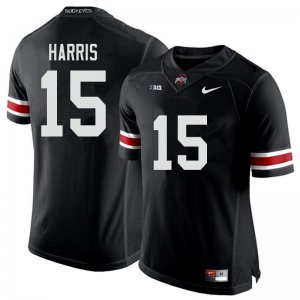 Men's Ohio State Buckeyes #15 Jaylen Harris Black Nike NCAA College Football Jersey Designated KYE6544HM